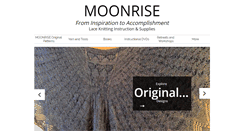 Desktop Screenshot of moonriselaceknitting.com